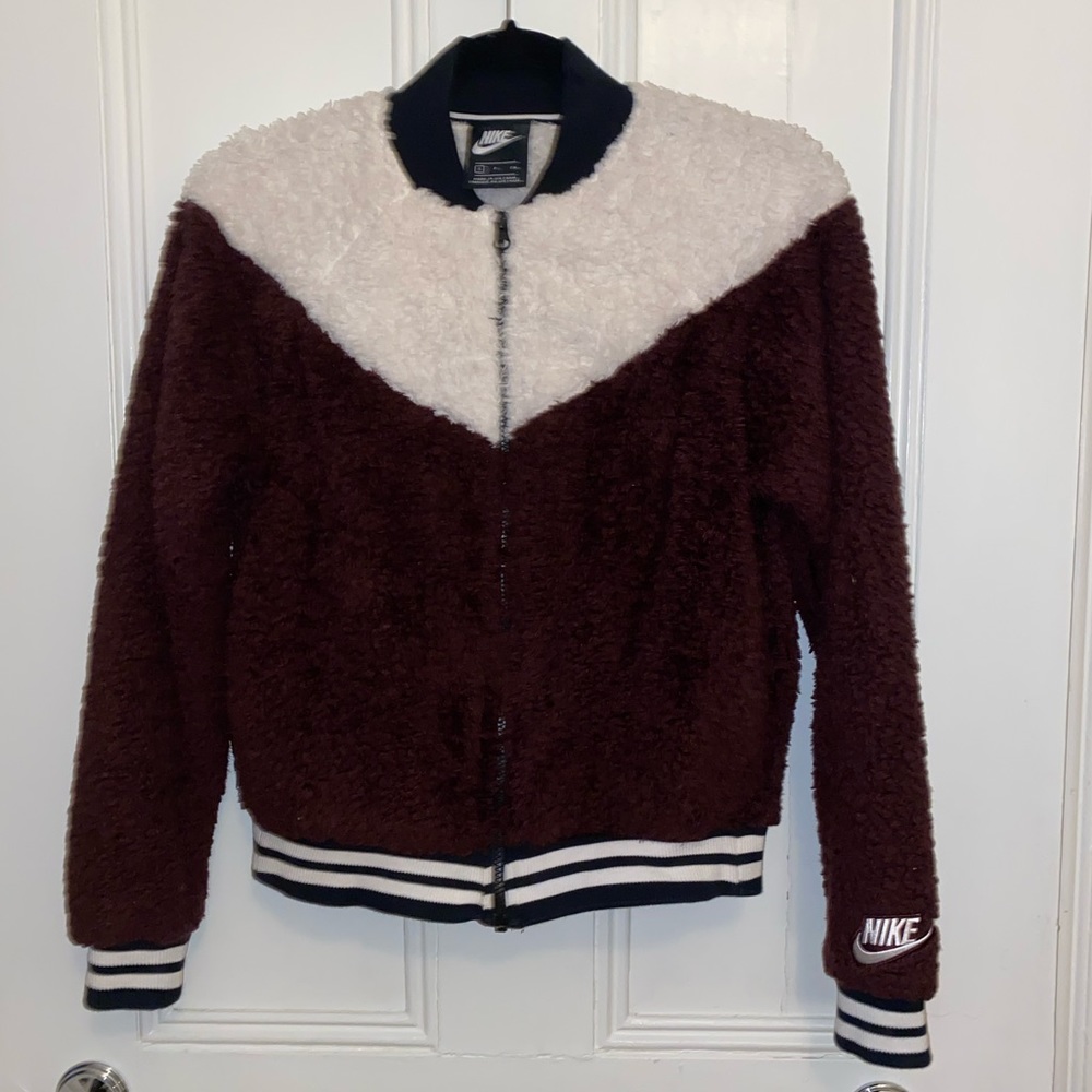 Nike Two Tone Fuzzy Sweater